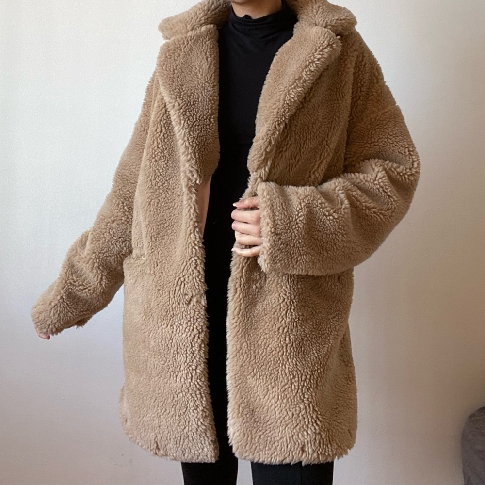 🧸Topshop Teddy Coat